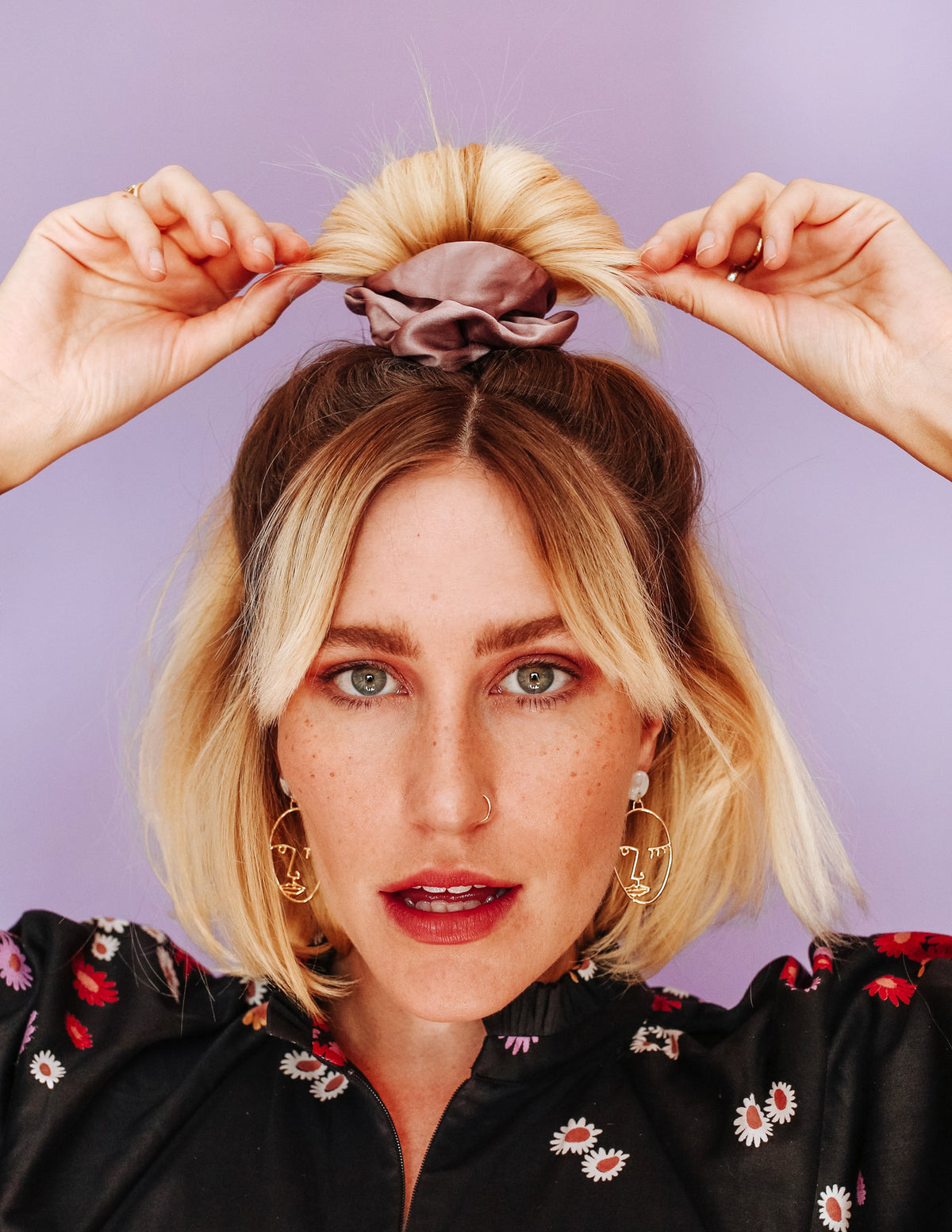 Abstract Face Earrings - The Pretty Eclectic