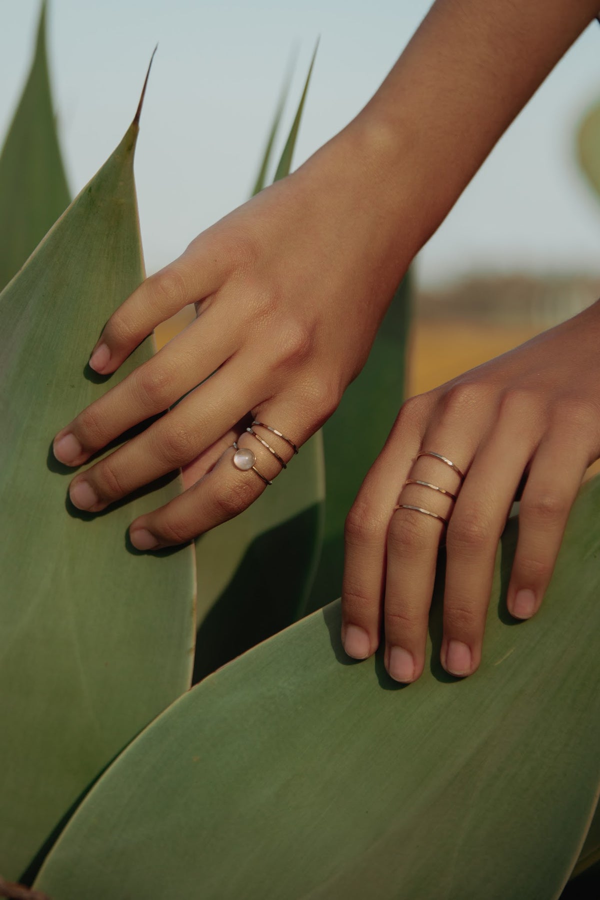 Rainbow Moonstone Ring - PREORDER* - The Pretty Eclectic
