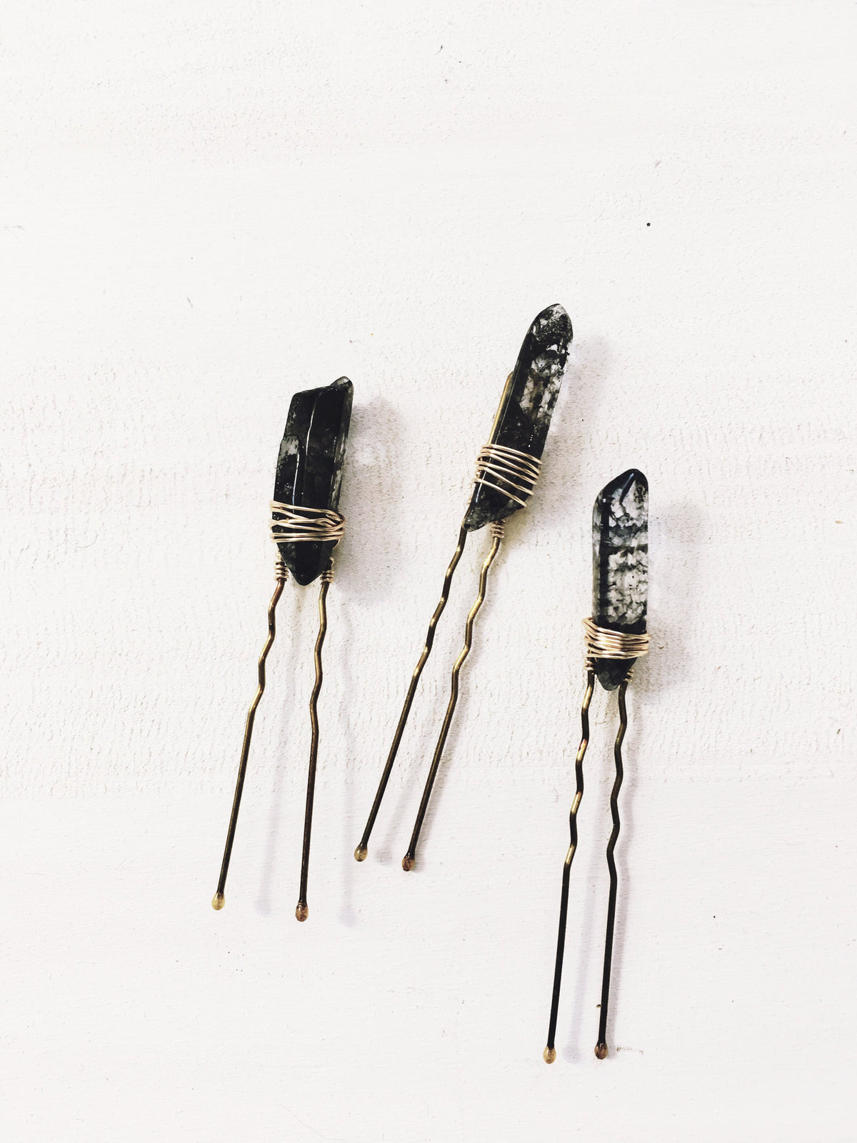 Black Quartz Pins - The Pretty Eclectic