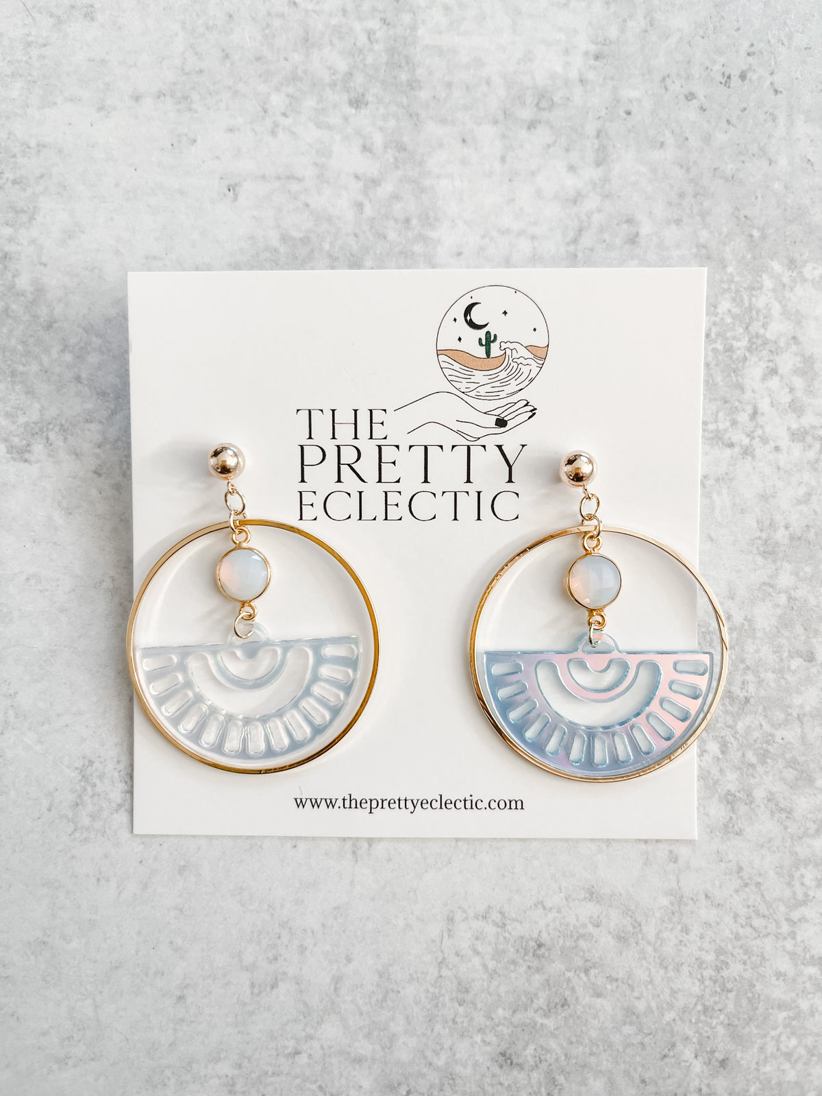Celestial Path Opal Earrings
