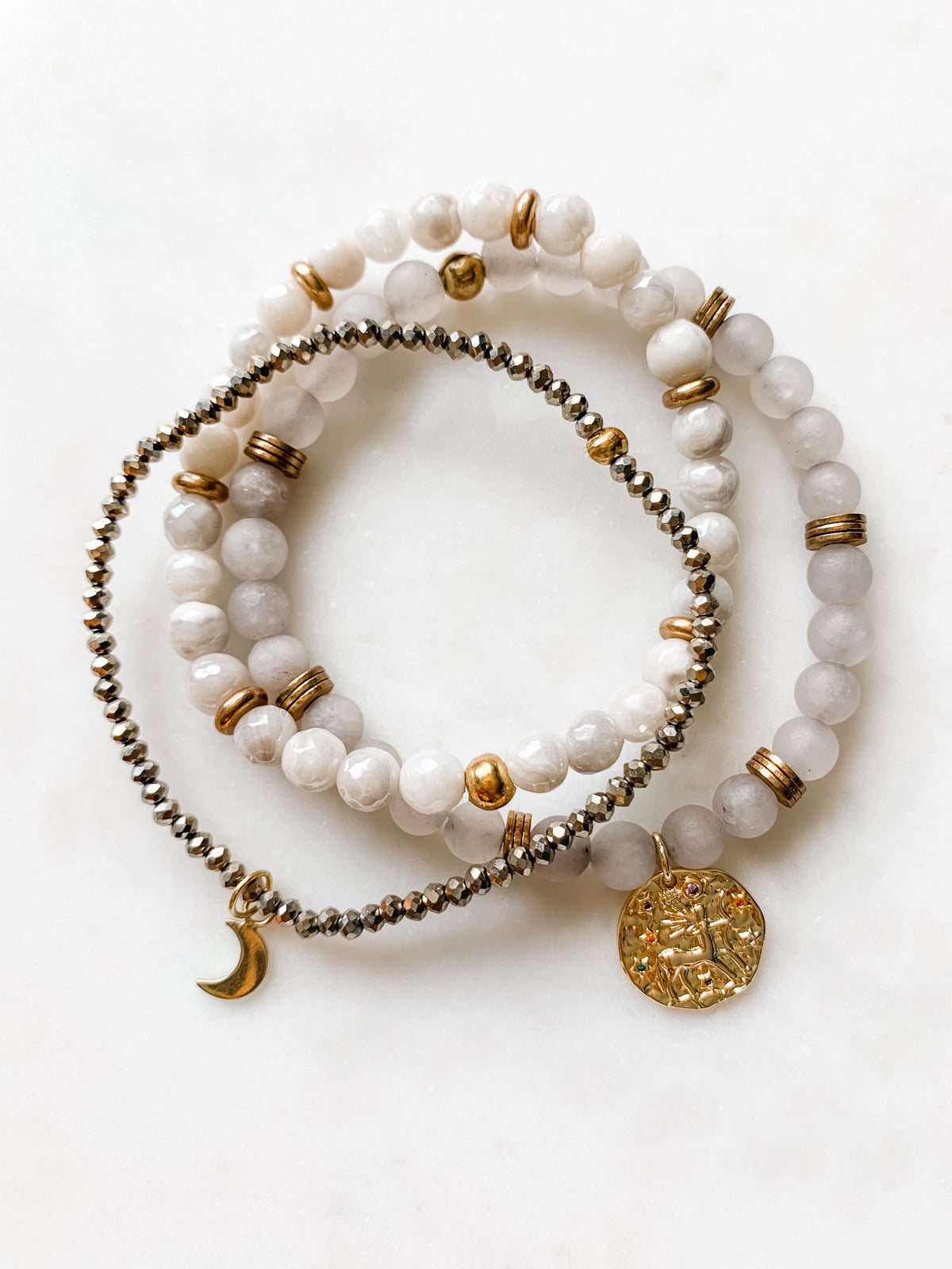 Celestial Zodiac Bracelet Set