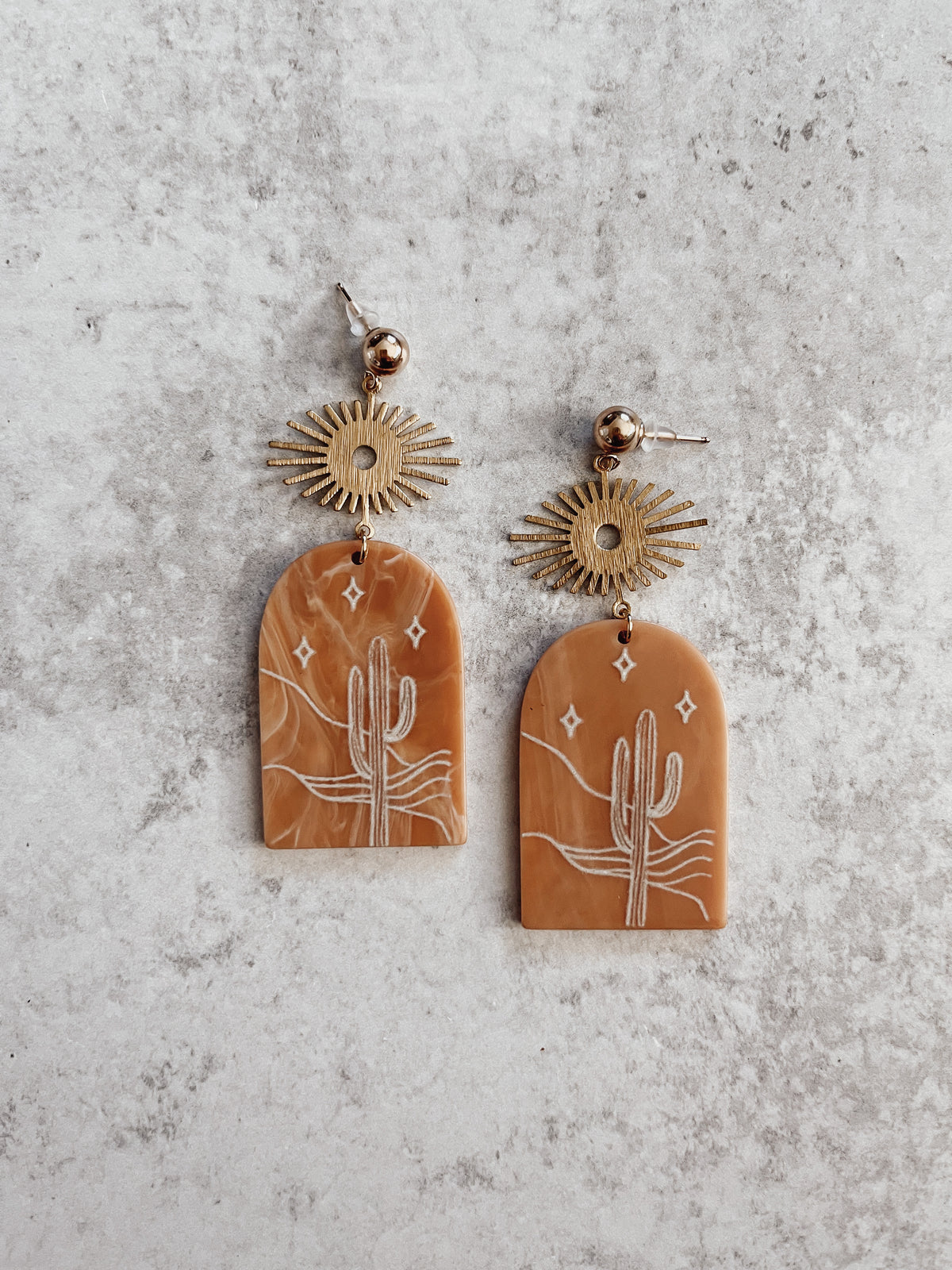 Dusty Rose Desert Earrings