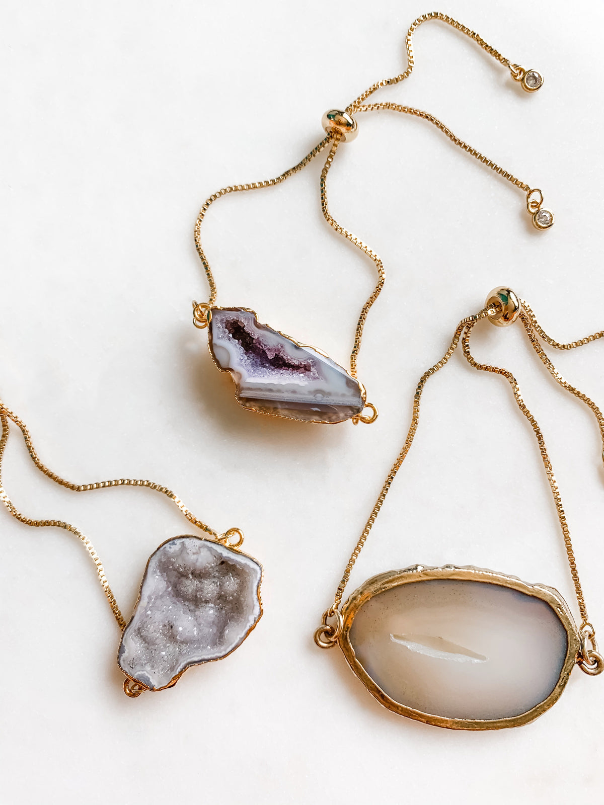 Geode Bolo Bracelet