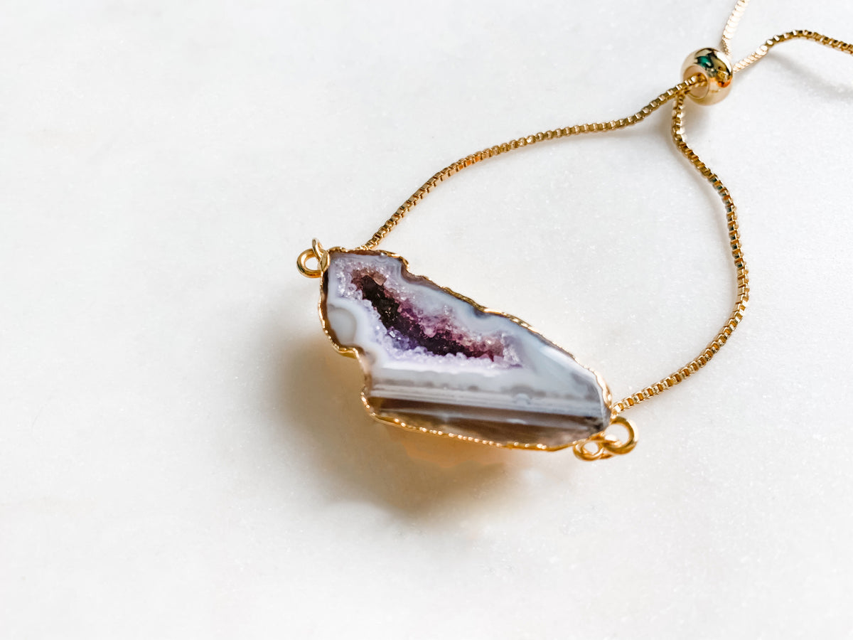Geode Bolo Bracelet