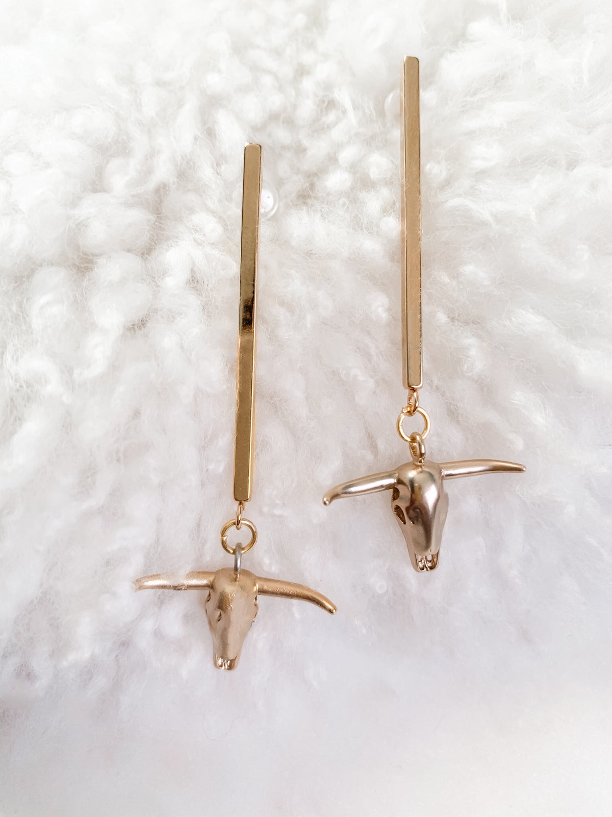 Steer Head Earrings - The Pretty Eclectic