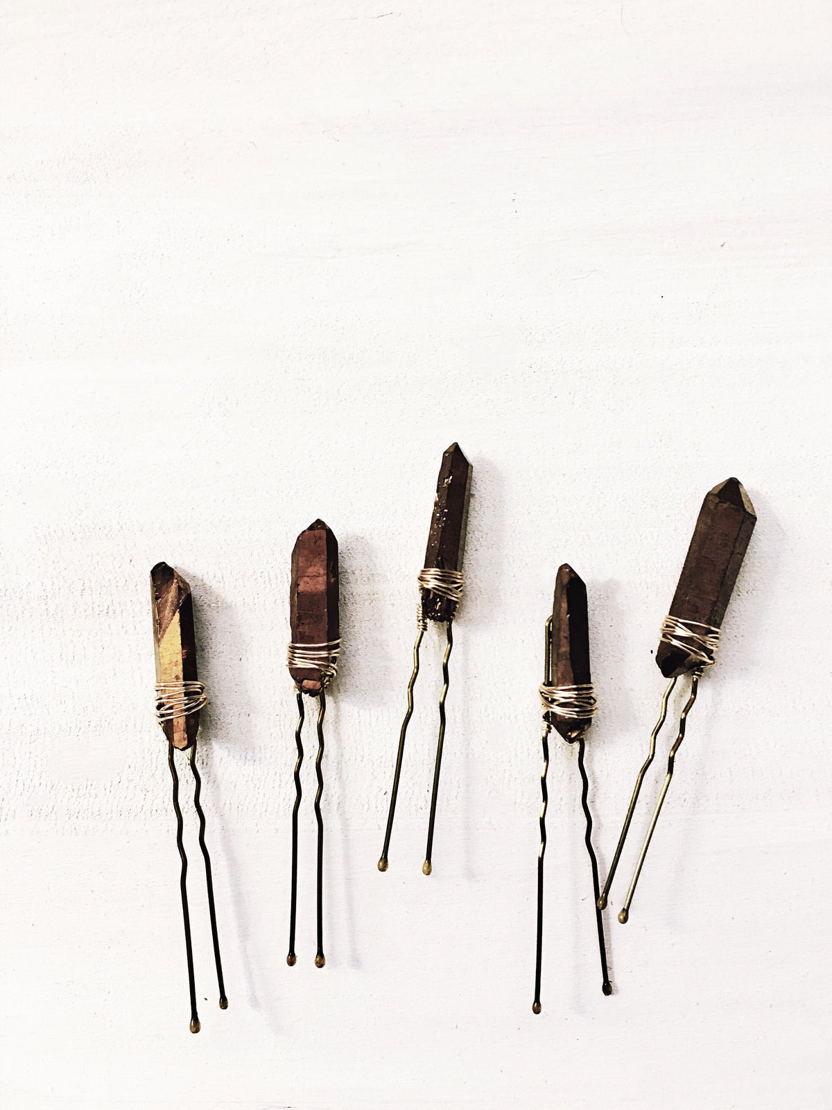 Bronze Quartz Pins - The Pretty Eclectic