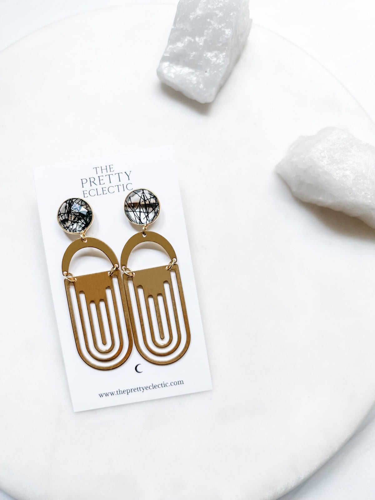 Light Your Way - Rutilated Quartz Earrings