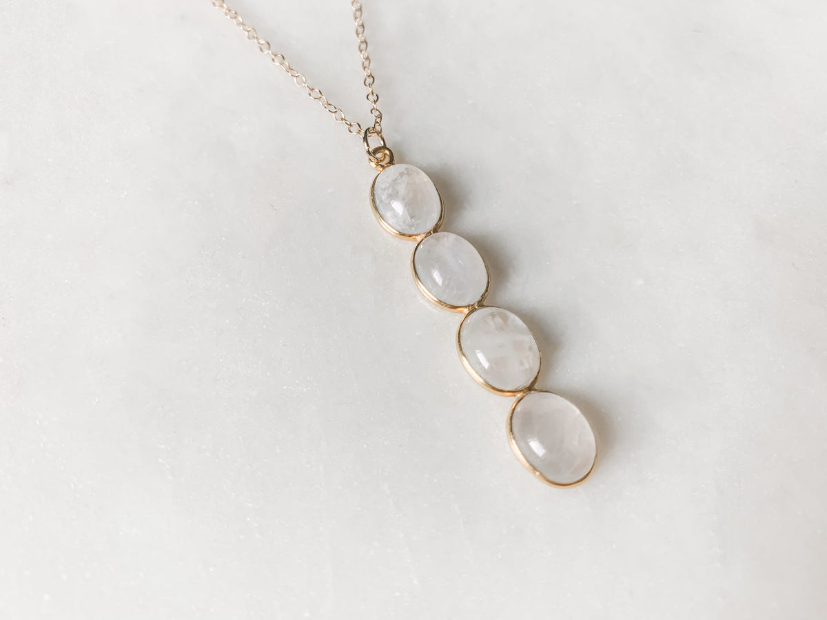 For the love of Moonstone Necklace