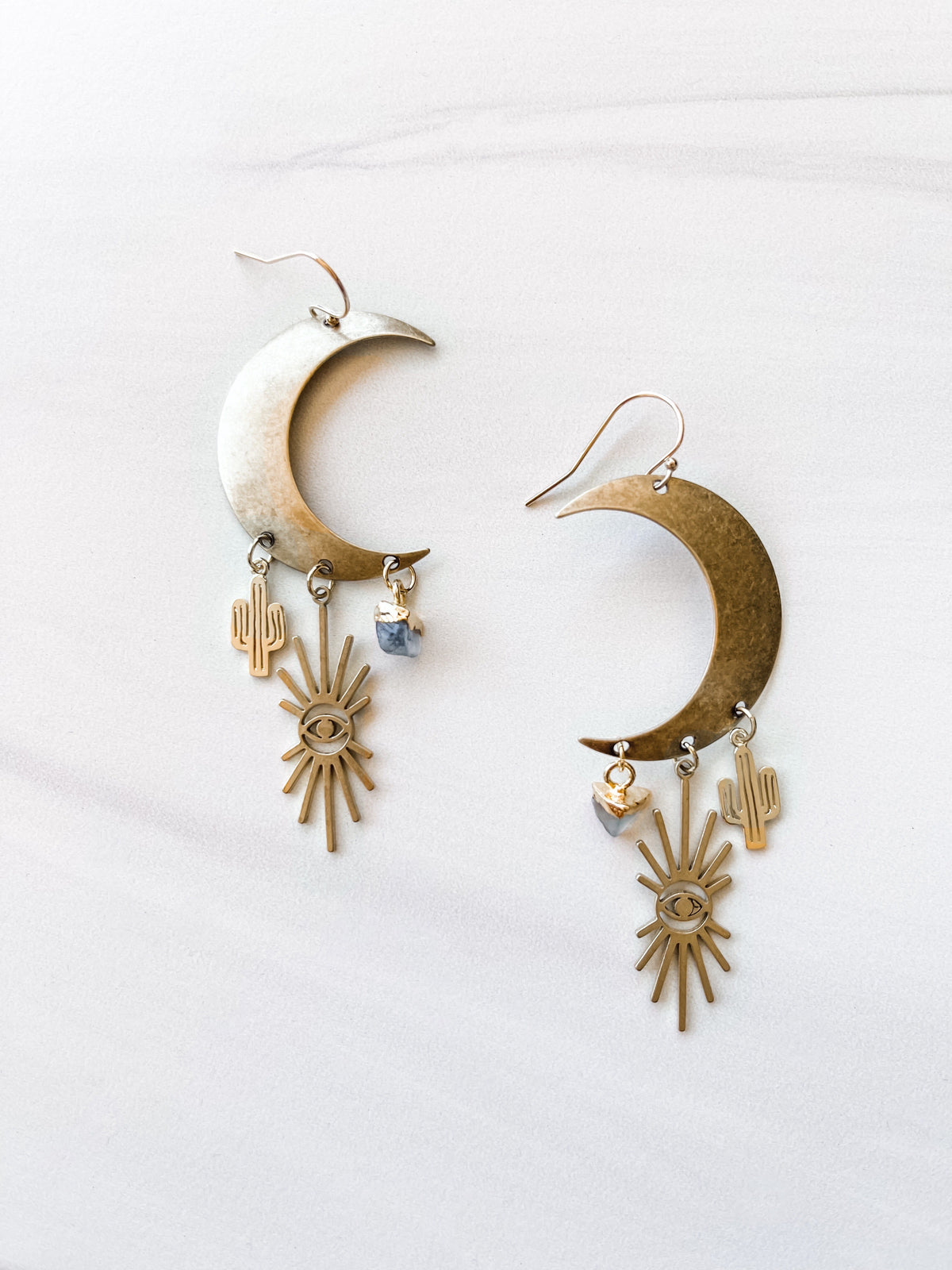 Mystic Desert - Fluorite Earrings