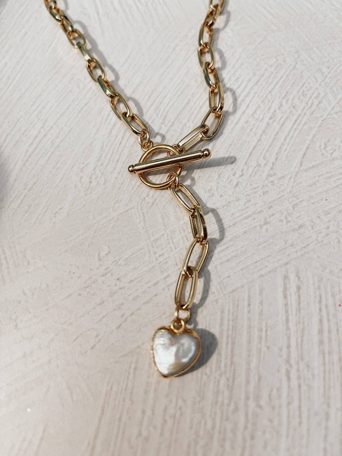 Pearl Heart Necklace