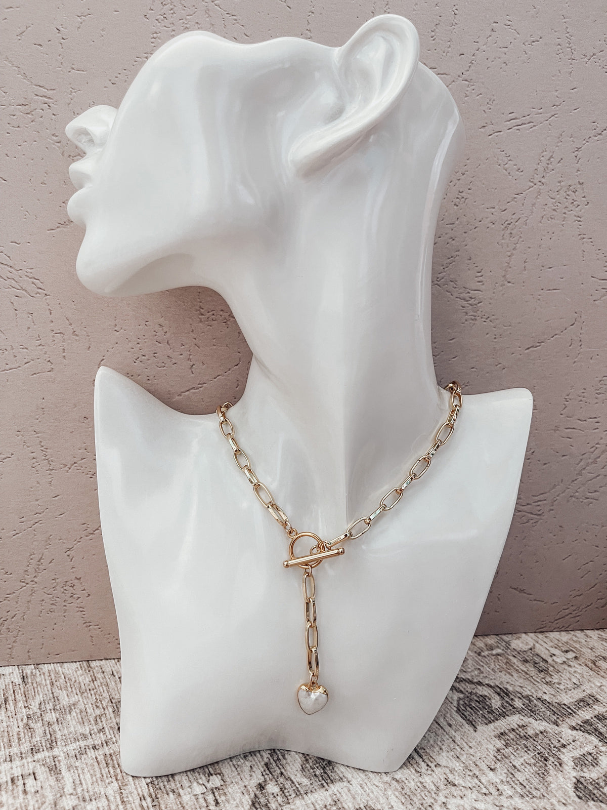 Pearl Heart Necklace