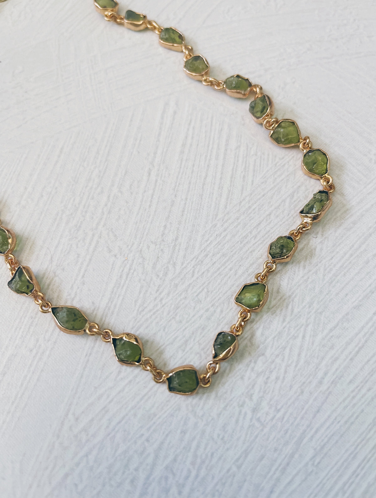 Peridot Chain Necklace