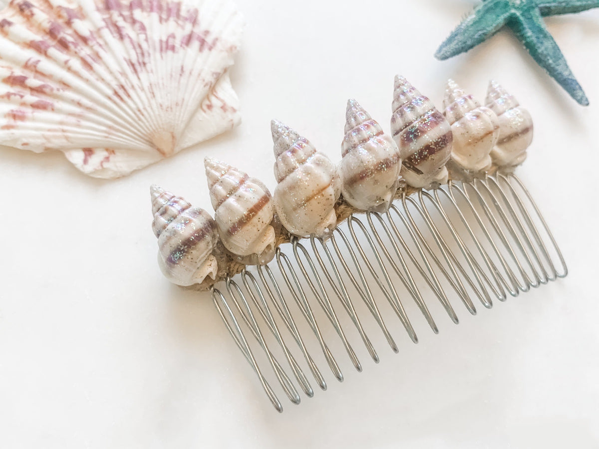 Seashell Hair Comb - The Pretty Eclectic