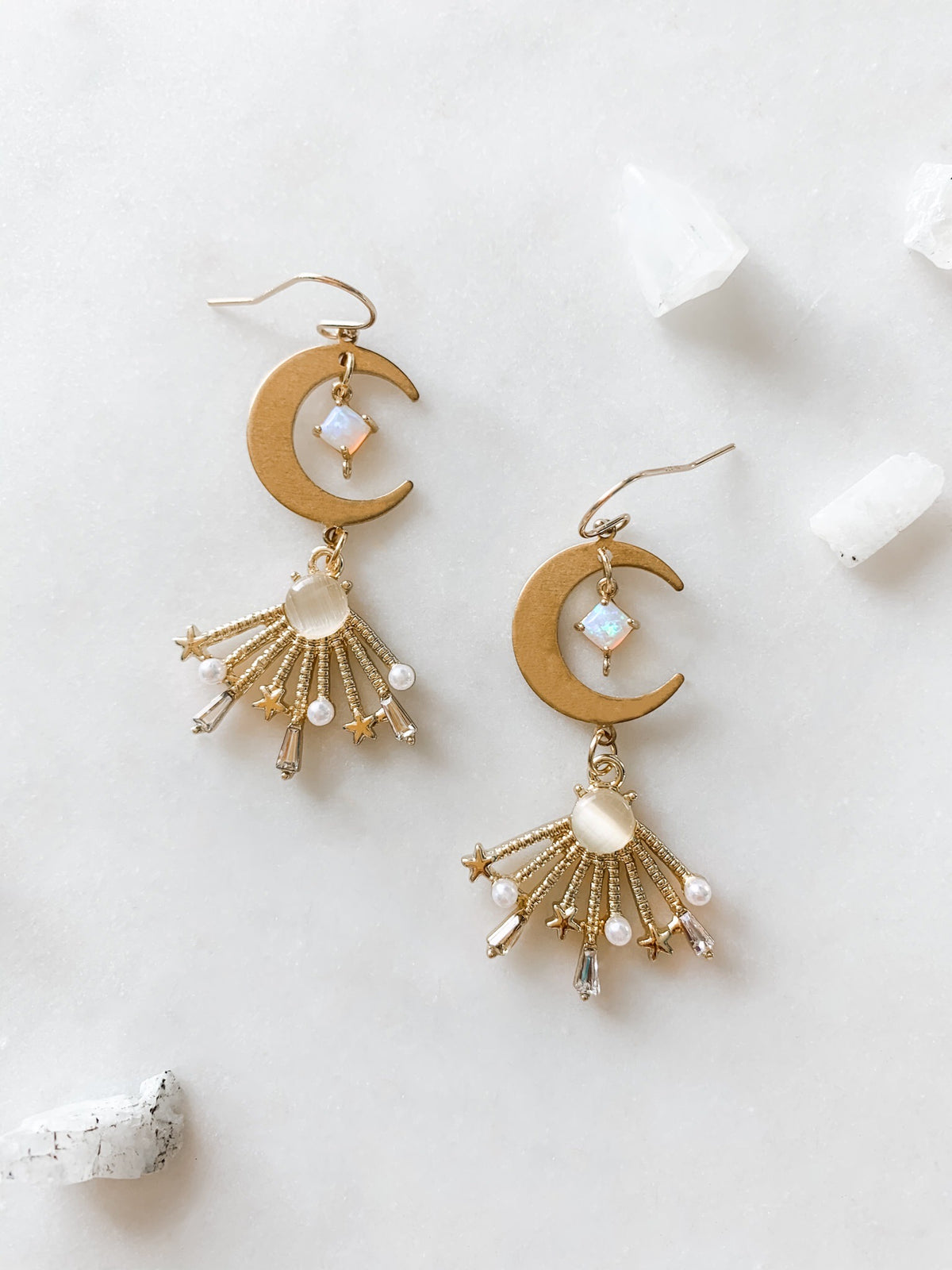 Shooting Stars - Opal Earrings