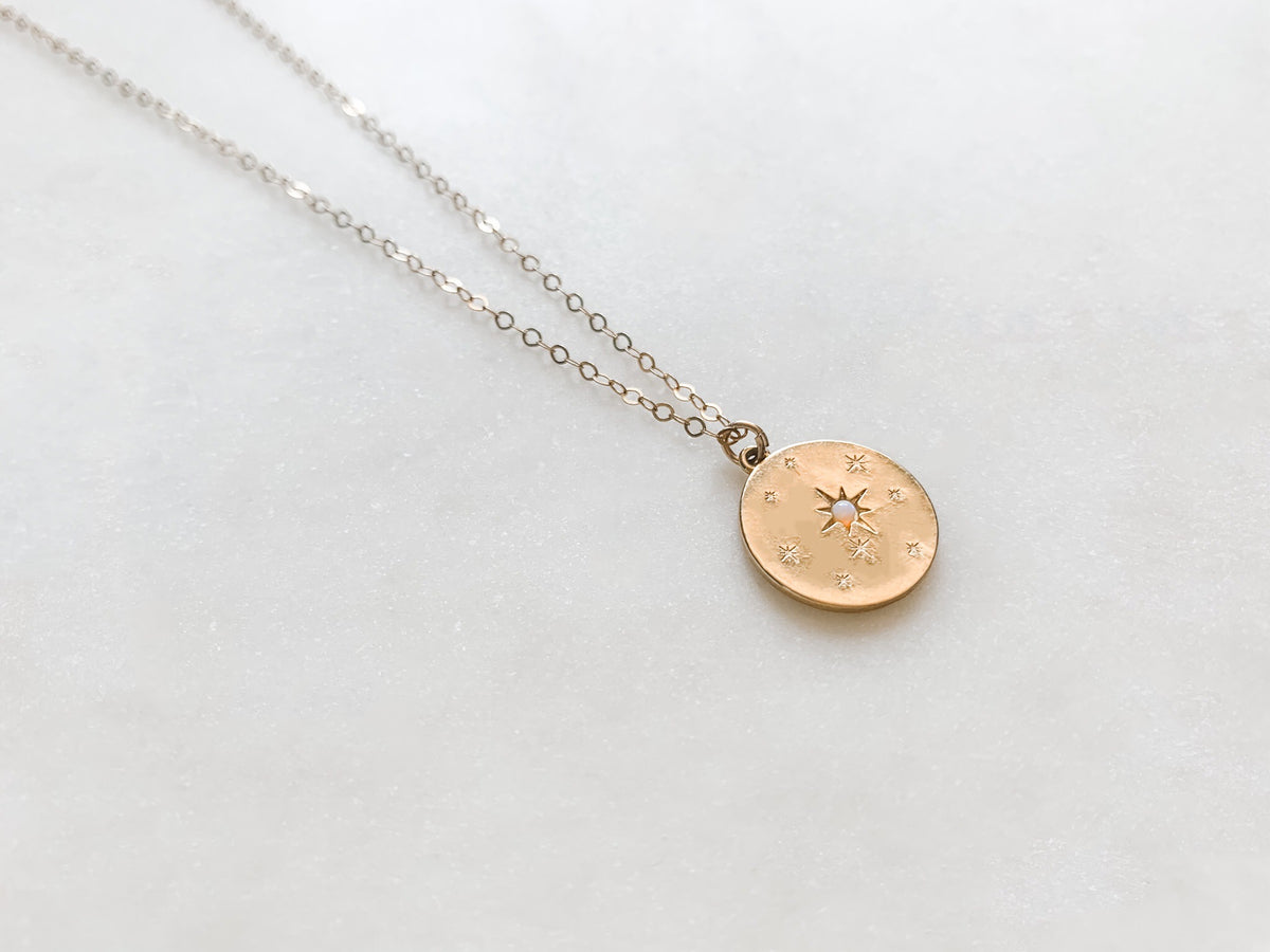 Opal Star Necklace - The Pretty Eclectic