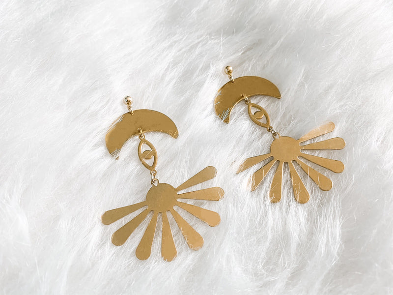 Moondazed Earrings - The Pretty Eclectic