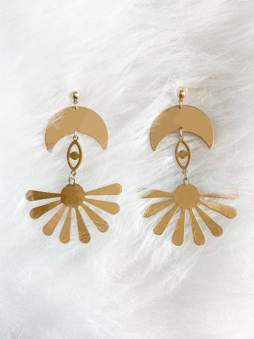 Moondazed Earrings - The Pretty Eclectic