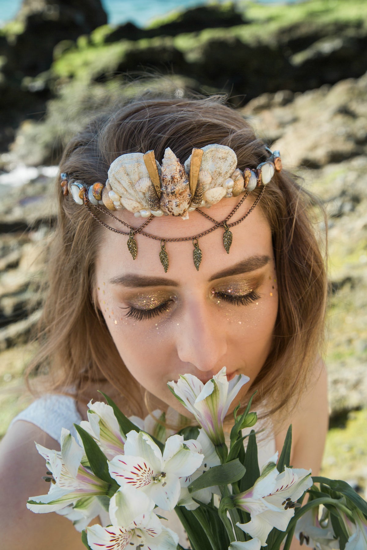 Avalon Shell Crown - The Pretty Eclectic