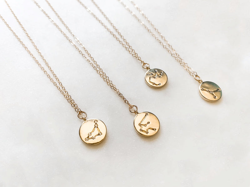 Zodiac Constellation Necklace - The Pretty Eclectic