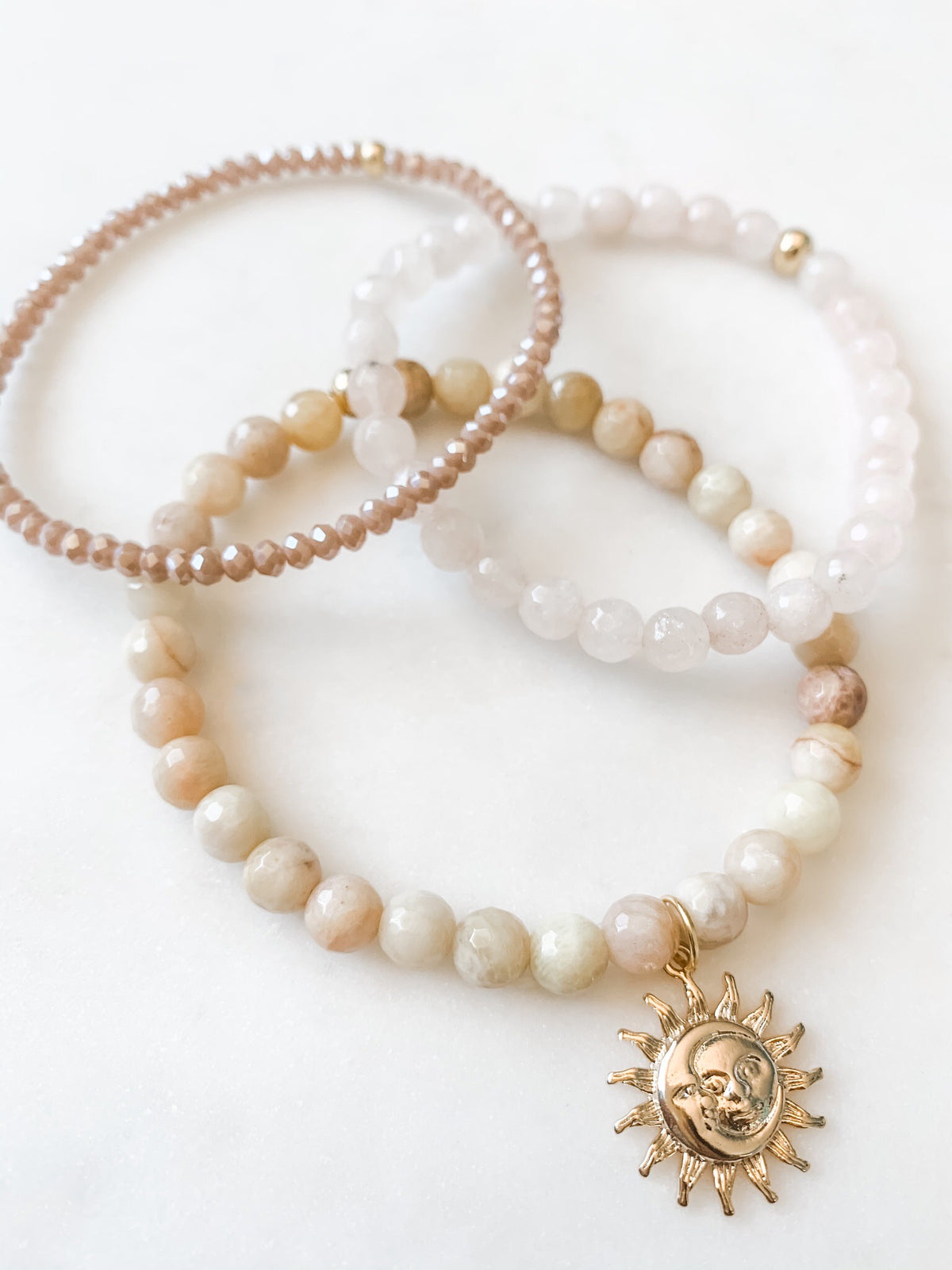 Golden Sunset Bracelet Set - The Pretty Eclectic