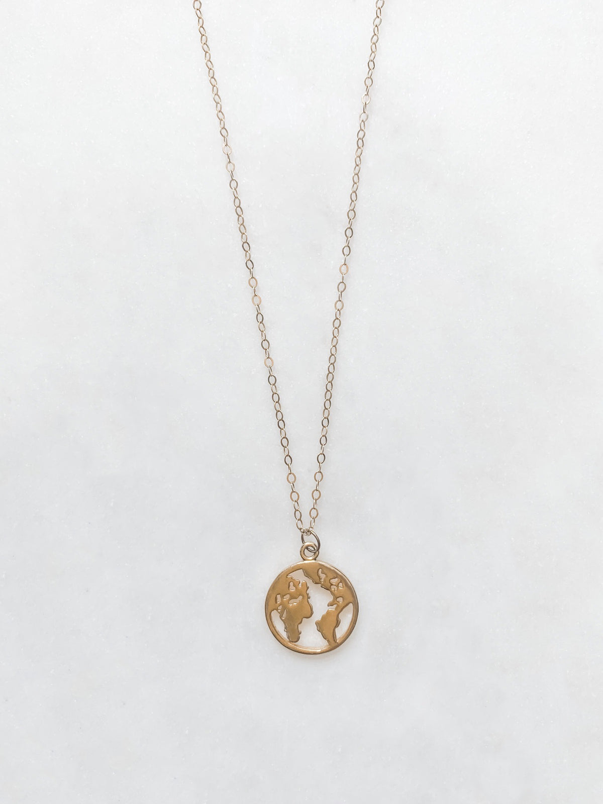 World Map Necklace - The Pretty Eclectic