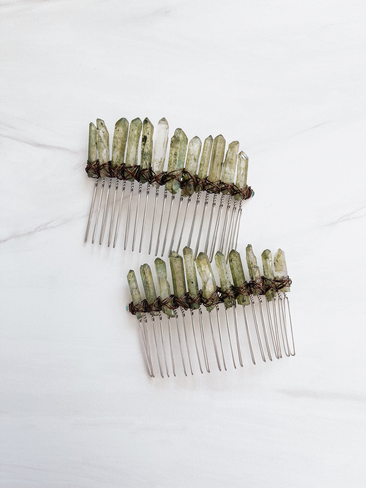 Green Quartz Comb