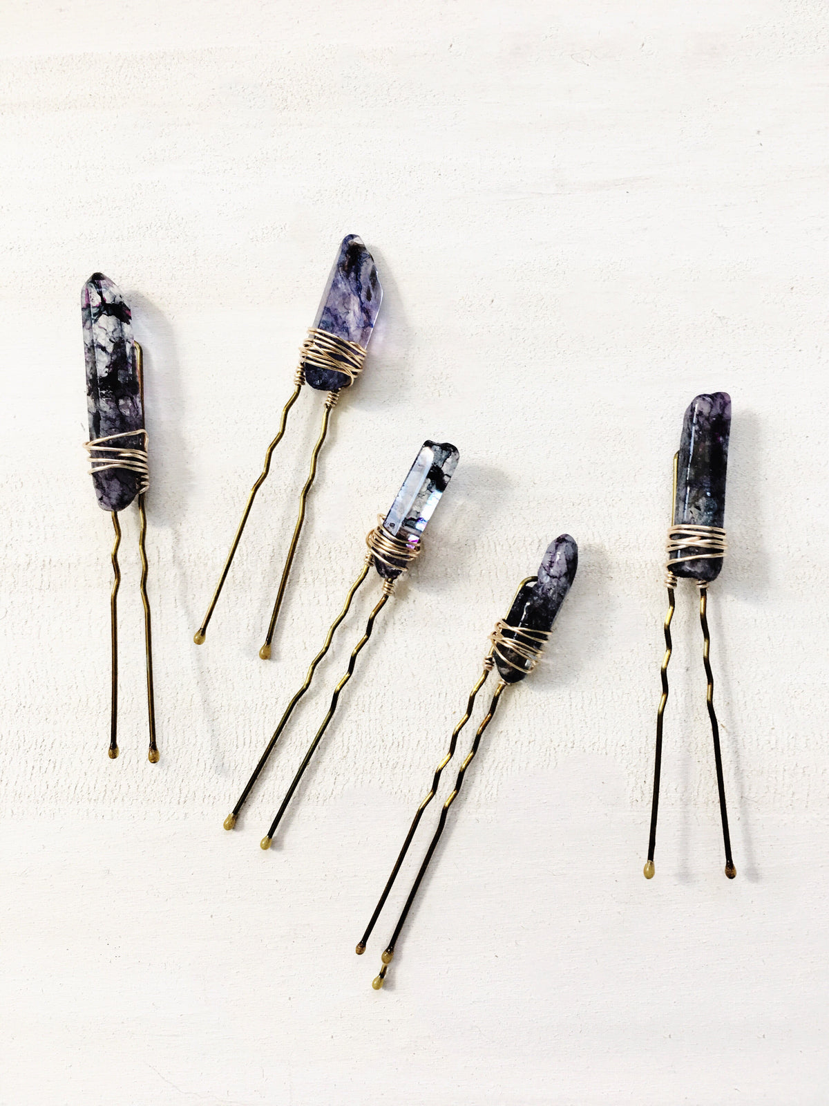 Purple Quartz Pins - The Pretty Eclectic