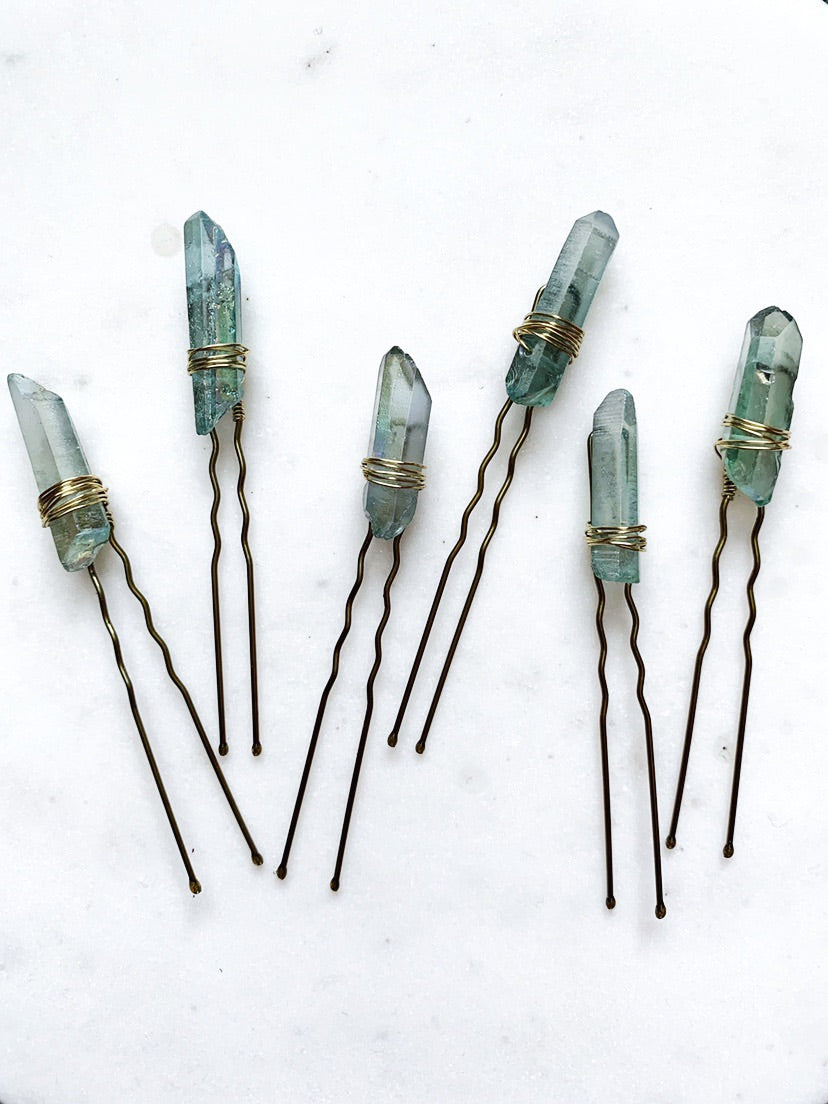 O2 Quartz Hair Pin - The Pretty Eclectic