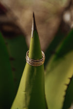 Hammered Stack Ring - The Pretty Eclectic