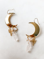 Desert Magic - Crescent Moon Earrings