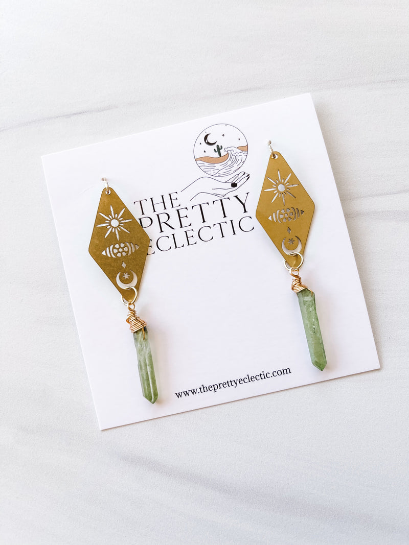 Maya Crystal Earrings