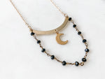 Midnight Moon - Onyx Necklace