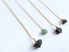 Raw Emerald Necklace - The Pretty Eclectic